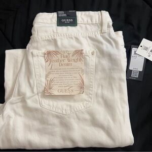 Guess Cream Feather Weight Denim Jeans